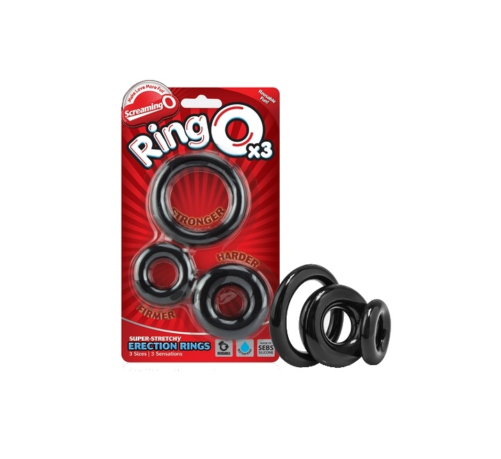 screaming o ringo stretchy double cock ring for men